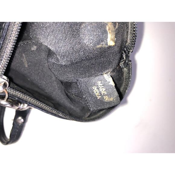 COACH Signature C Wristlet Black Zip MSRP $98 - Picture 6 of 7